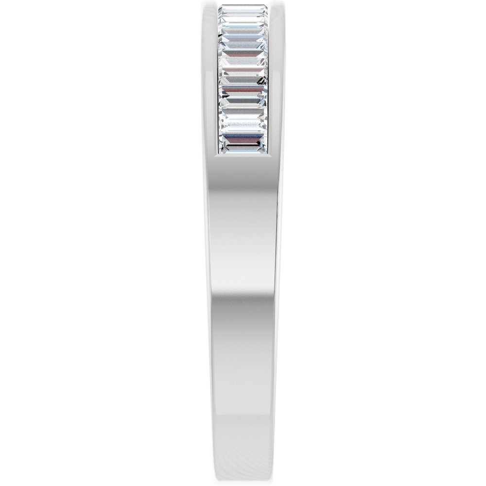 14K White Gold 1/2 CTW Natural Diamond Anniversary Band