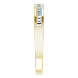 14K Yellow 1/4 CTW Natural Diamond Anniversary Band