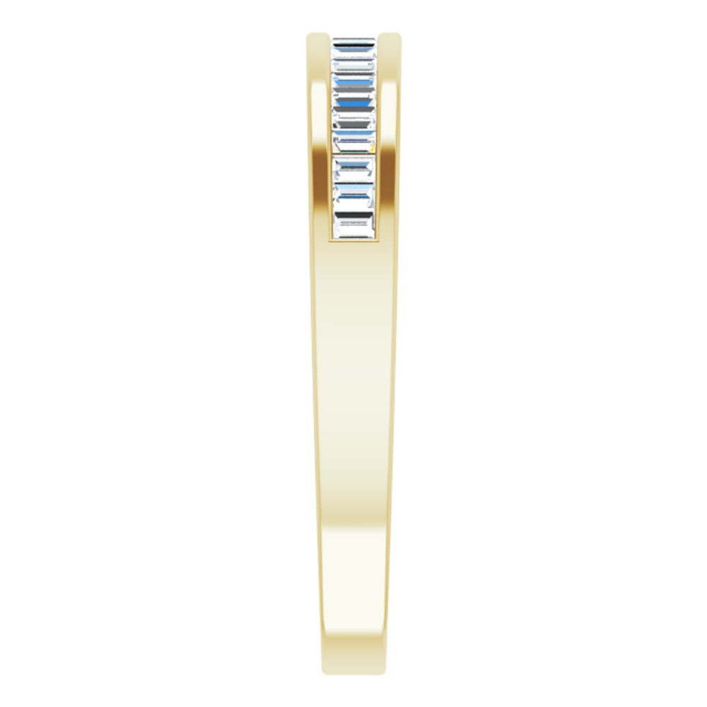 14K Yellow 1/4 CTW Natural Diamond Anniversary Band