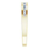14K Yellow 1/4 CTW Natural Diamond Anniversary Band
