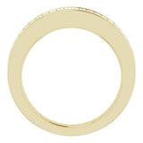 14K Yellow Gold 1/2 CTW Natural Diamond Anniversary Band