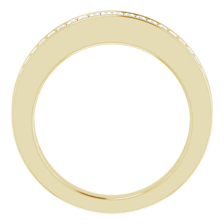 14K Yellow Gold 1/2 CTW Natural Diamond Anniversary Band