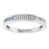 Platinum 1/4 CTW Natural Diamond Anniversary Band