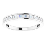 14K White 1/4 CTW Natural Diamond Anniversary Band