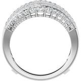 14K White Gold 1 CTW Lab-Grown Diamond Ring Guard