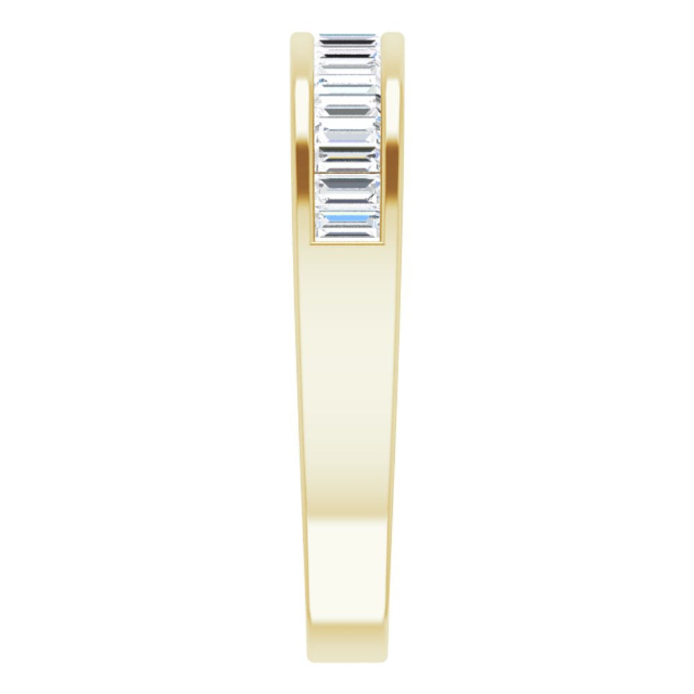 14K Yellow Gold 1/2 CTW Natural Diamond Anniversary Band