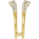 14K Yellow Gold 1 CTW Lab-Grown Diamond Ring Guard