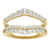 14K Yellow Gold 1 CTW Lab-Grown Diamond Ring Guard