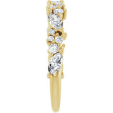 14K Yellow 1 CTW Lab-Grown Diamond Anniversary Band