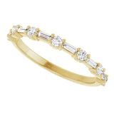 14K Yellow 1/3 CTW Lab-Grown Diamond  Anniversary Band