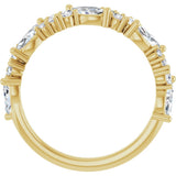 14K Yellow 1 CTW Lab-Grown Diamond Anniversary Band