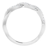 14K White 1/4 CTW Natural Diamond Anniversary Band