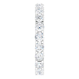 14K White 2 1/8 CTW Natural Diamond Eternity Band