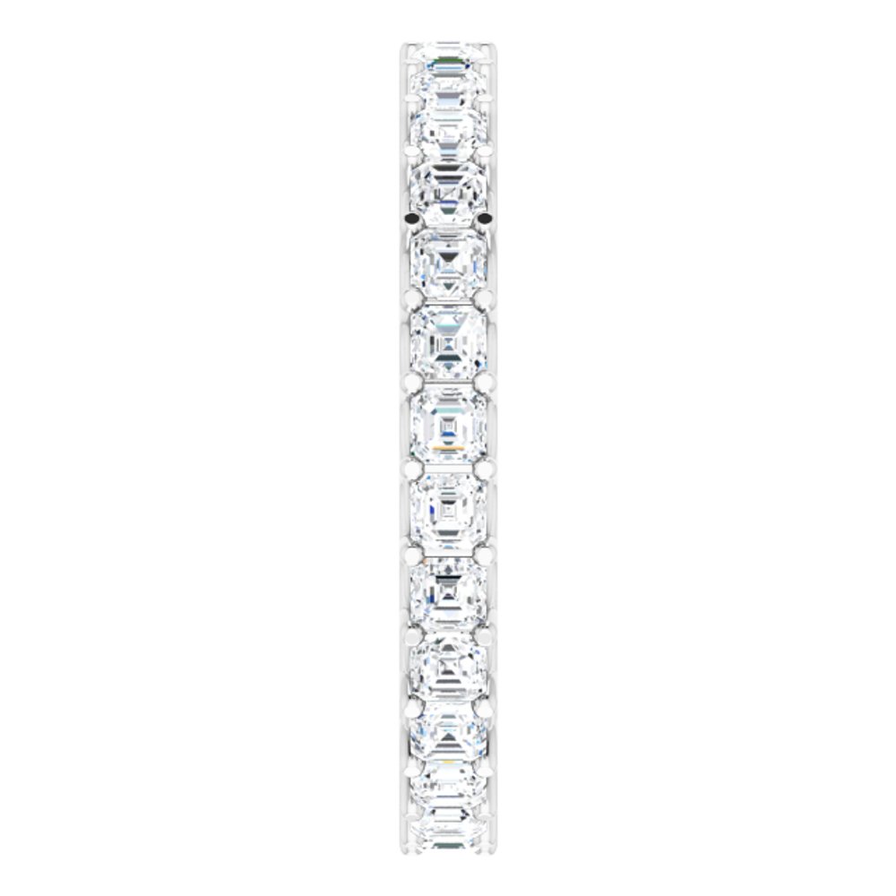 14K White 1 1/2 CTW Natural Diamond Eternity Band