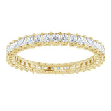 14K Yellow 7/8 CTW Natural Diamond Eternity Band