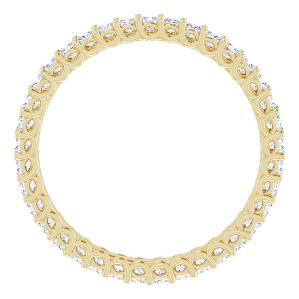 14K Yellow 7/8 CTW Natural Diamond Eternity Band