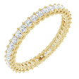 14K Yellow 7/8 CTW Natural Diamond Eternity Band Size 6
