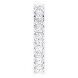 14K White 2 1/3 CTW Natural Diamond Eternity Band Size 7