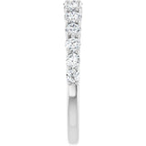 14K White 3/4 CTW Lab-Grown Diamond Anniversary Band