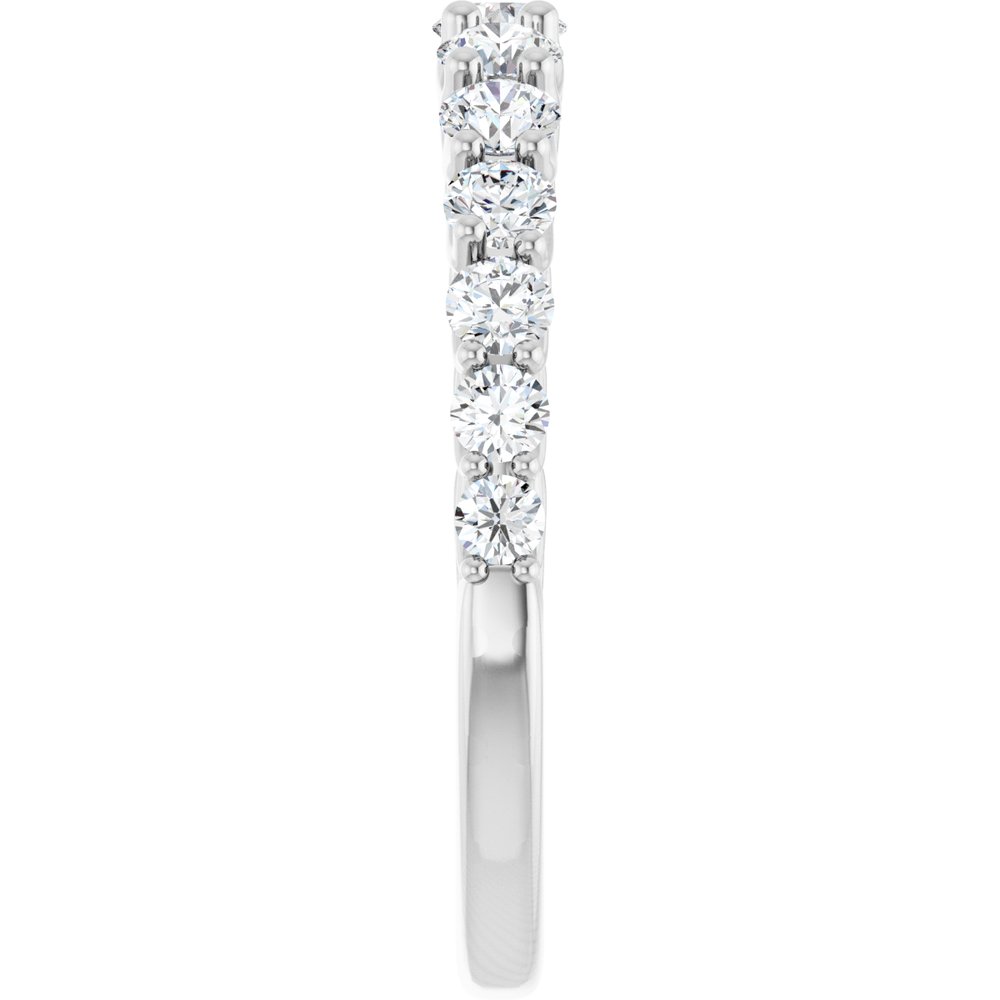 14K White Gold 3/4 CTW Natural Diamond Anniversary Band