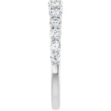 14K White Gold 3/4 CTW Natural Diamond Anniversary Band