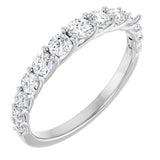 14K White Gold 3/4 CTW Natural Diamond Anniversary Band