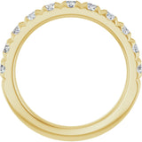 14K Yellow 1 CTW Natural Diamond Anniversary Band