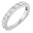 14K White 1 CTW Natural Diamond Anniversary Band