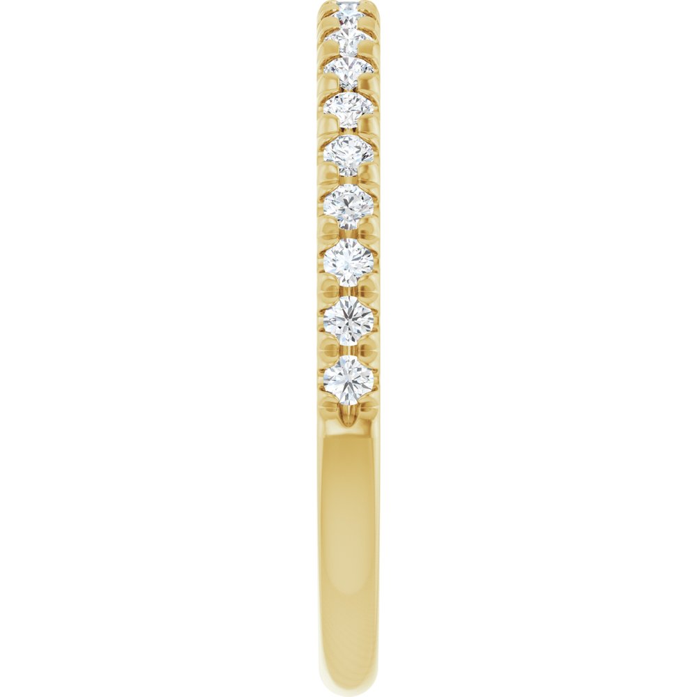 14K Yellow 1/4 CTW Natural Diamond Anniversary Band