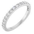 14K White Gold 1/3 CTW Lab-Grown Diamond French-Set Anniversary Band