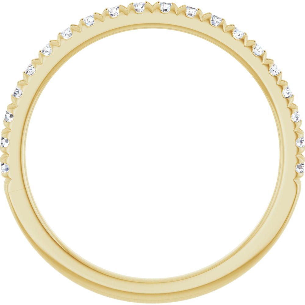 14K Yellow 1/4 CTW Lab-Grown Diamond Anniversary Band