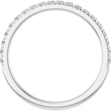 14K White 1/4 CTW Natural Diamond Anniversary Band