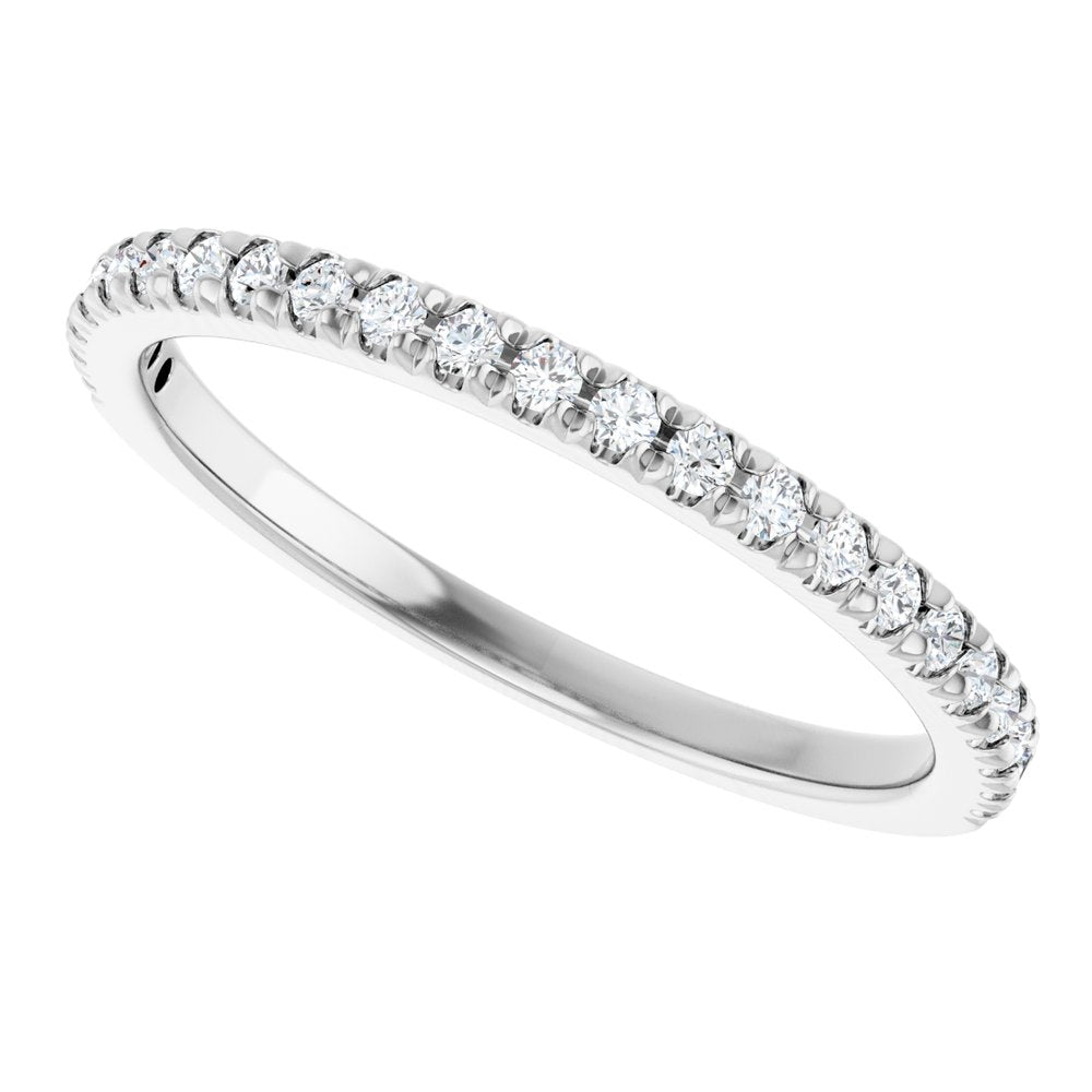 14K White 1/4 CTW Lab-Grown Diamond Anniversary Band