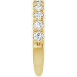 14K Yellow 1 CTW Natural Diamond Anniversary Band