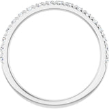 14K White 1/3 CTW Natural Diamond Anniversary Band