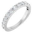 14K White 3/4 CTW Lab-Grown Diamond Anniversary Band