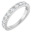 14K White Gold 7/8 CTW Lab-Grown Diamond French-Set Anniversary Band