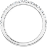 Platinum 3/4 CTW Lab-Grown Diamond French-Set Anniversary Band