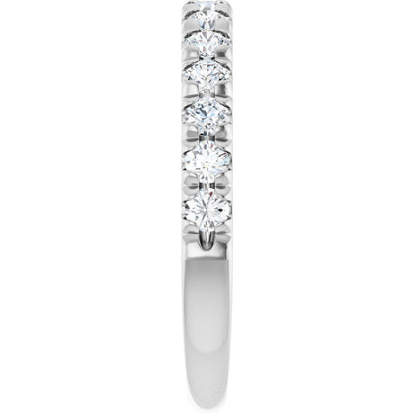 14K White 5/8 CTW Lab-Grown Diamond Anniversary Band