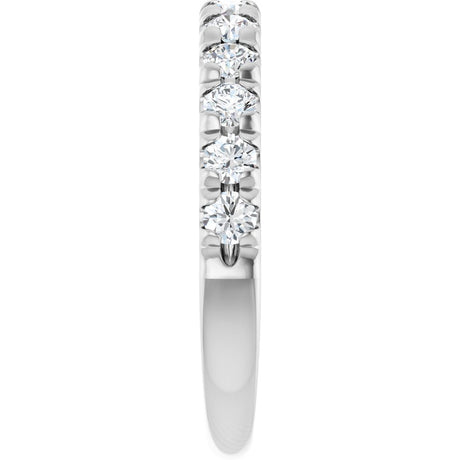 14K White 3/4 CTW Lab-Grown Diamond Anniversary Band