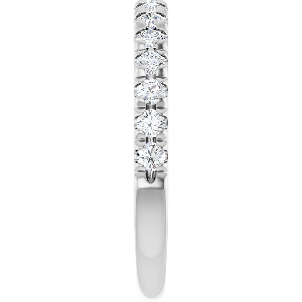 Platinum 3/8 CTW Natural Diamond Anniversary Band