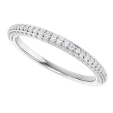 14K White Gold 1/3 CTW Natural Diamond Anniversary Band