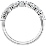 14K White Gold 3/4 CTW Lab-Grown Diamond Anniversary Band