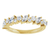 14K Yellow 3/4 CTW Natural Diamond Anniversary Band