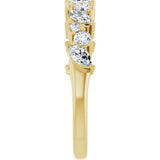 14K Yellow Gold 3/4 CTW Lab-Grown Diamond Anniversary Band