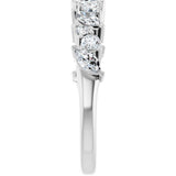 14K White Gold 3/4 CTW Lab-Grown Diamond Anniversary Band