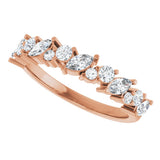 14K Rose Gold 3/4 CTW Lab-Grown Diamond Anniversary Band