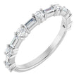 Platinum 5/8 CTW Natural Diamond Anniversary Band