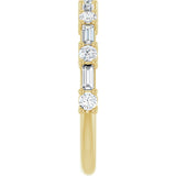 14K Yellow 5/8 CTW Lab-Grown Diamond  Anniversary Band