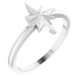 Sterling Silver Starburst Ring